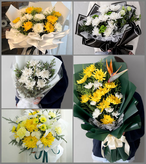 湖北孝感市大悟县黄站镇祝山村白事花束代送